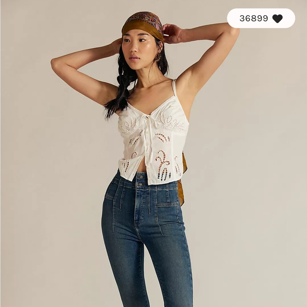 NWT Free People - Free We The Free Jayde Flare Jeans | Super High-Rise